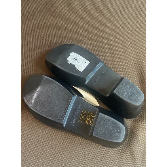 Vintage ROBERT CLERGERIE Japanese Thong Sandals Leather Flip Flop Shoe Size 9 - Picture 4 of 7